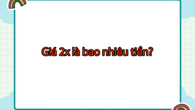 Giá 2x là bao nhiêu tiền