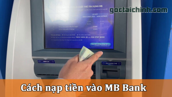 cách nạp tiền vào mb bank
