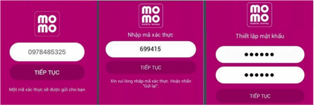 đăng ký ví momo