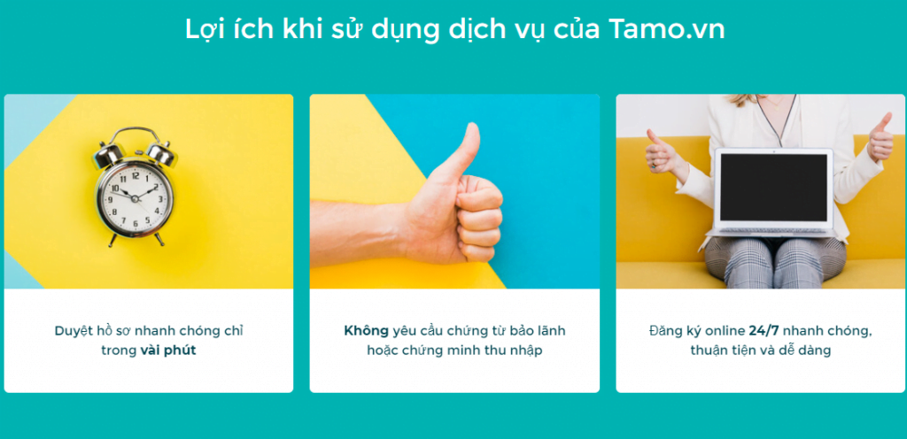 Lợi ích khi vay tiền tamo