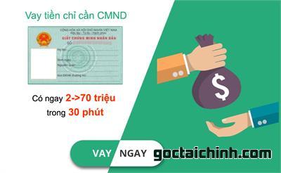 Mức lãi suất vay tiền online cmnd là bao nhiêu