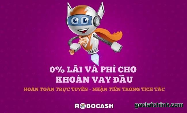 Đăng ký vay tiền Robocash với 0% lãi suất