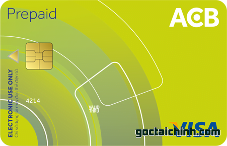 thẻ Visa prepaid