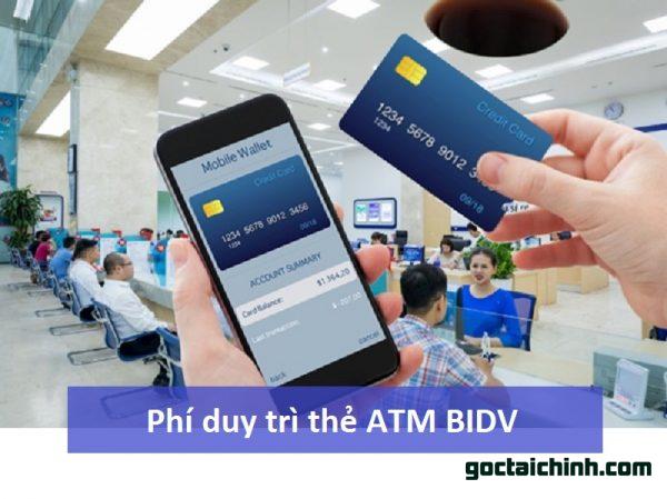 PhÍ duy trÌ thẺ BIDV