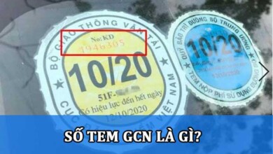 Số tem GCN là gì