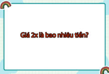 Giá 2x là bao nhiêu tiền