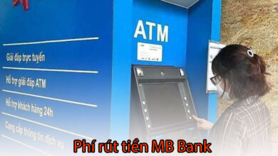 phí rút tiền MB Bank
