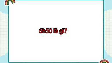 6h50 là  gì