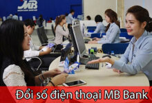 đổi số điện thoại MB Bank