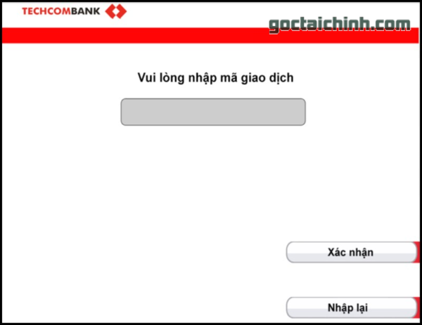 Hướng dẫn rút tiền không cần thẻ ATM Techcombank
