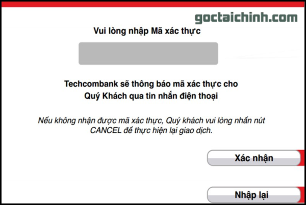 Hướng dẫn rút tiền không cần thẻ ATM Techcombank