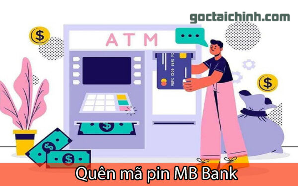 quên mã pin MB Bank