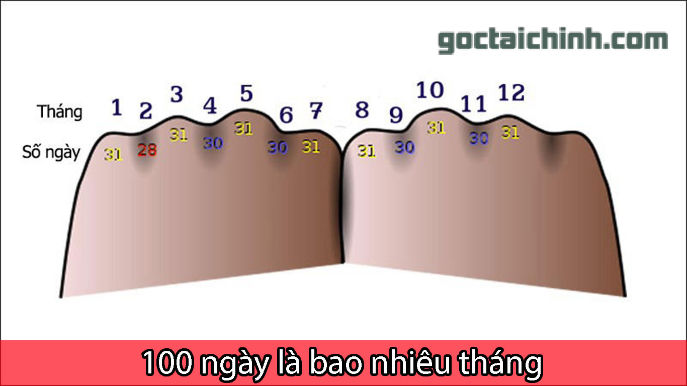 100 ngày là bao nhiêu tháng? Quy đổi ngày cho đúng